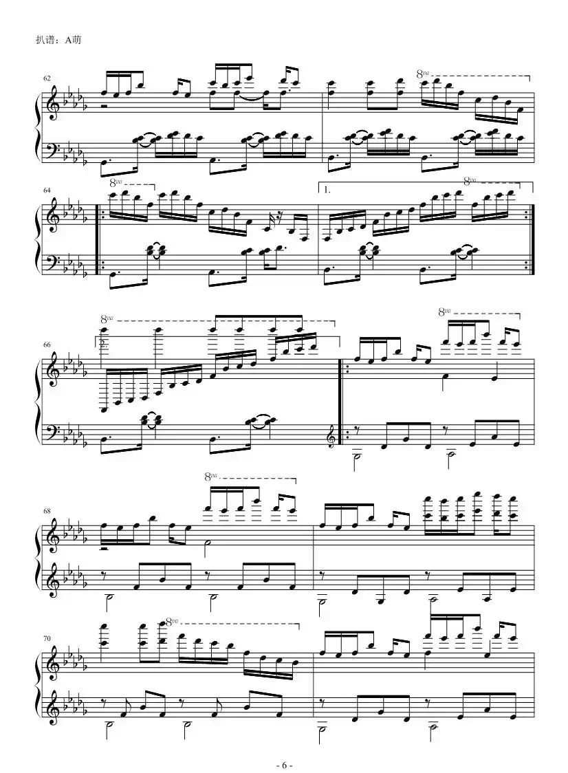 Luv Letter（双轨钢琴版）