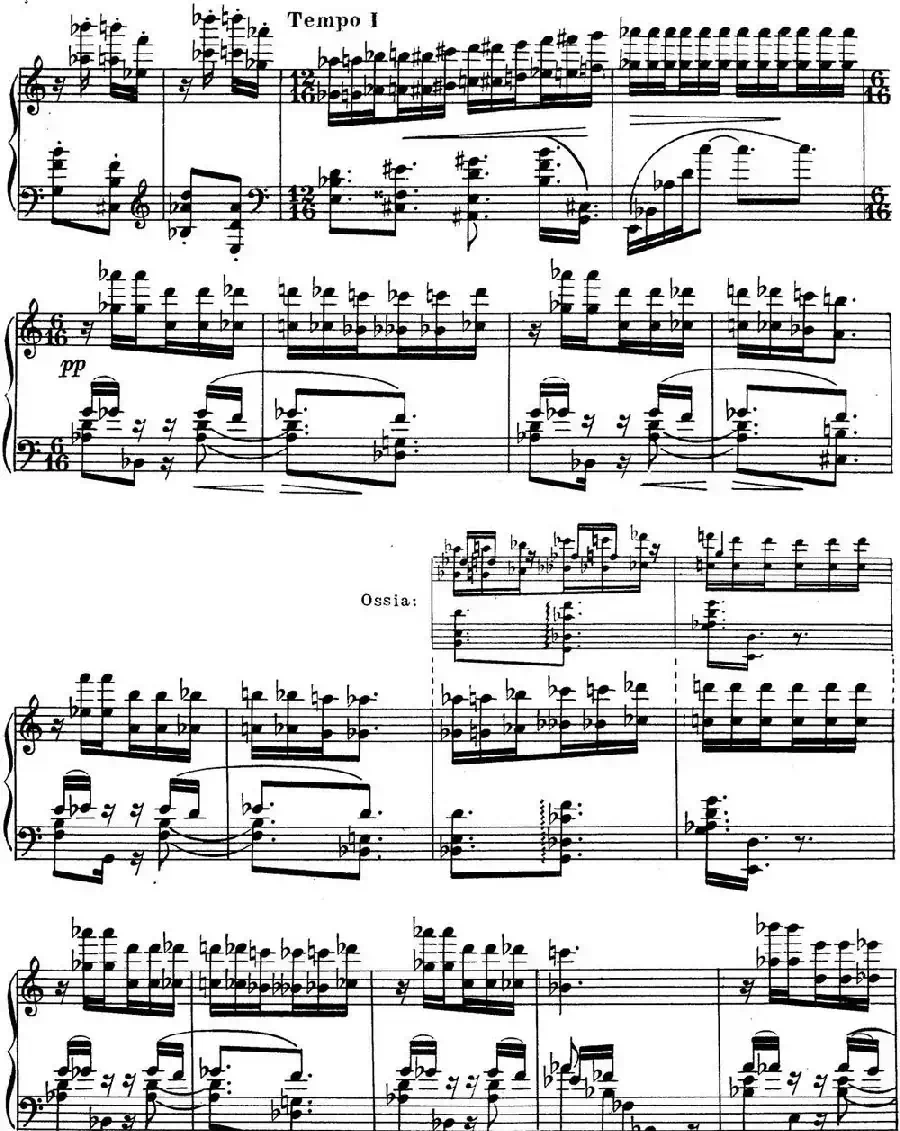 斯克里亚宾 钢琴练习曲 Op.65 No.1