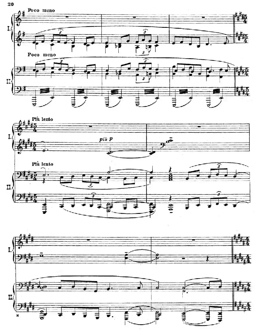 The Pines of Rome（交响诗《罗马的松树》·双钢琴）（第二部分：卡塔科巴墓地的松树）