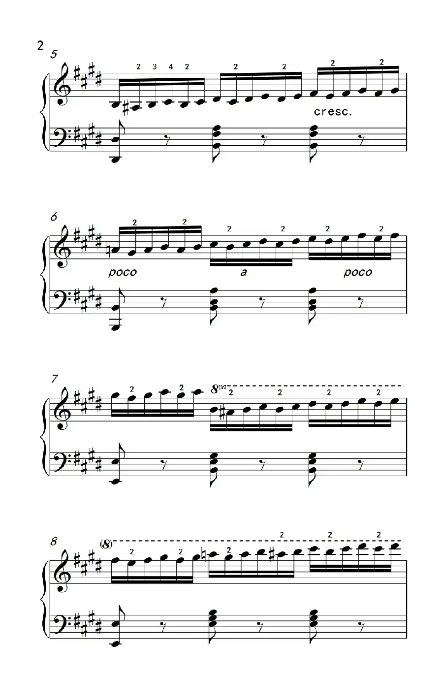 第七级3.练习曲（中央音乐学院 钢琴（业余）考级教程 7-9级）