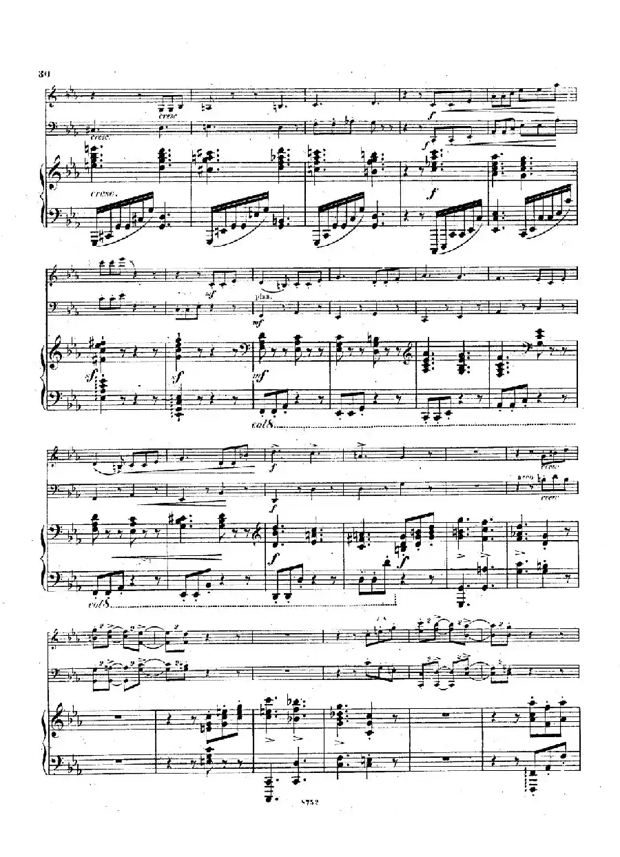 Piano Trio No.3 in c Minor Op.101（c小调第三钢琴三重奏）