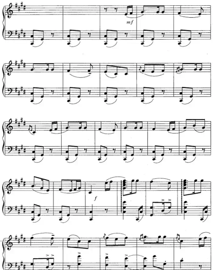 组曲·家乡之歌(IV 跳场的日子)