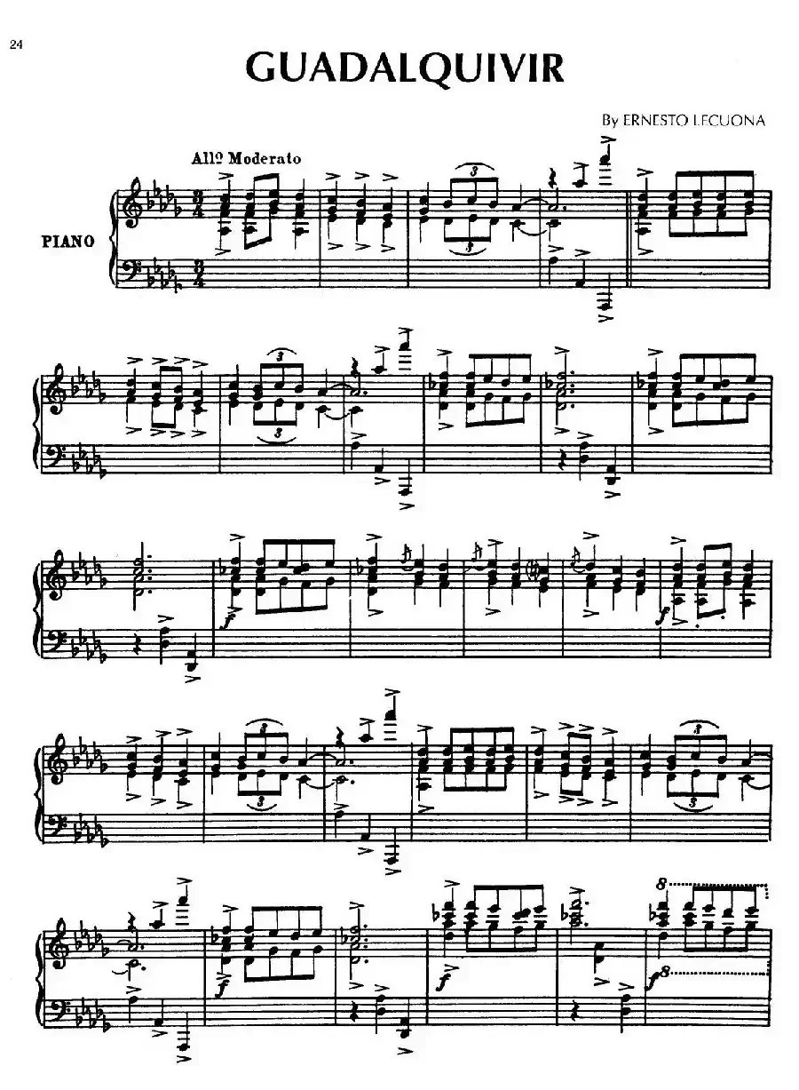 安达卢希亚组曲：Guadalquivir