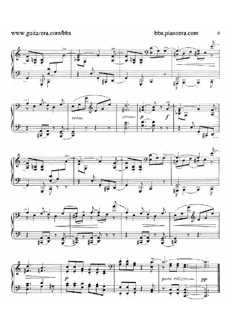 Eight Preludes Op.30（8首前奏曲 1. C大调）