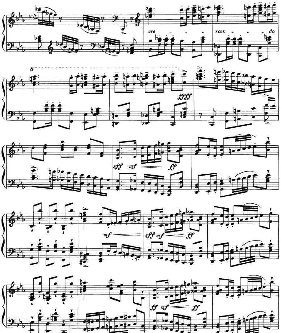 柴可夫斯基18首钢琴小品Op.72（7.Polacca de concert）