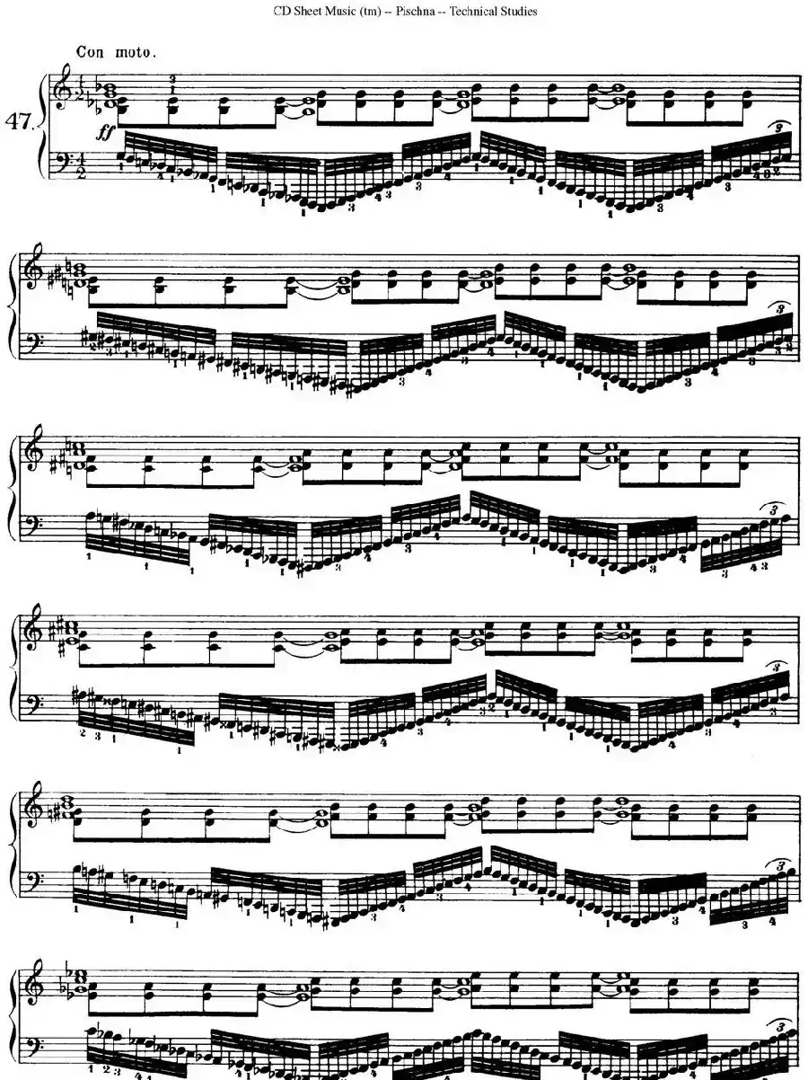 Technical Studies 60 Progressive Exercises （60首钢琴循序渐进练习曲 P81——90）