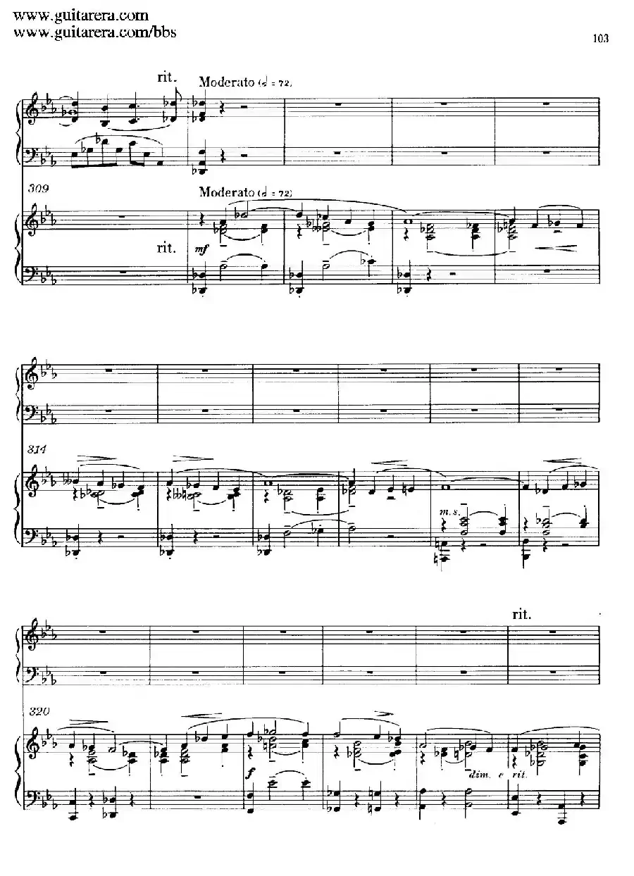 c小调第二钢琴协奏曲 Op.18（双钢琴·第三乐章）
