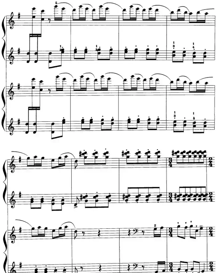 翻身的日子 （双钢琴、刘寿延改编版）