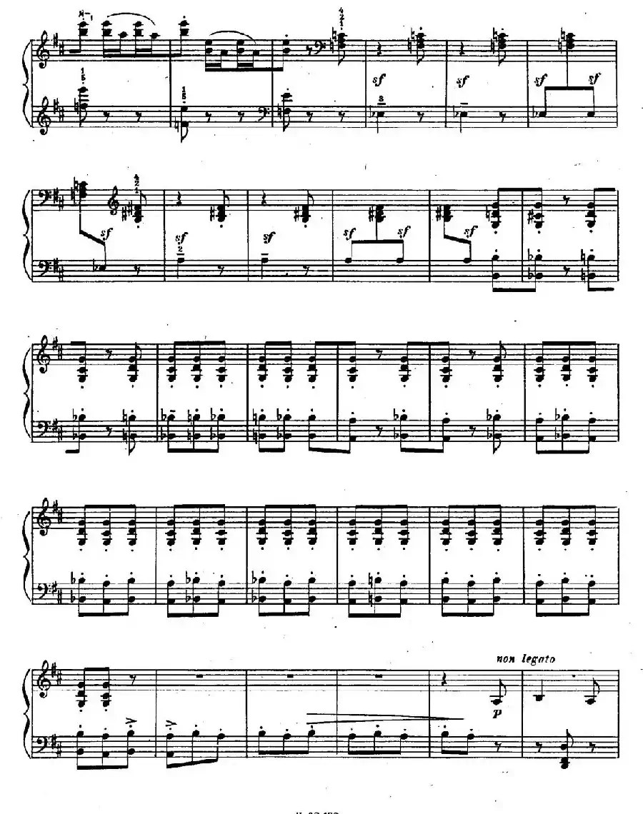 Ten Bagatelles Op.5（10首小品·3. D大调）