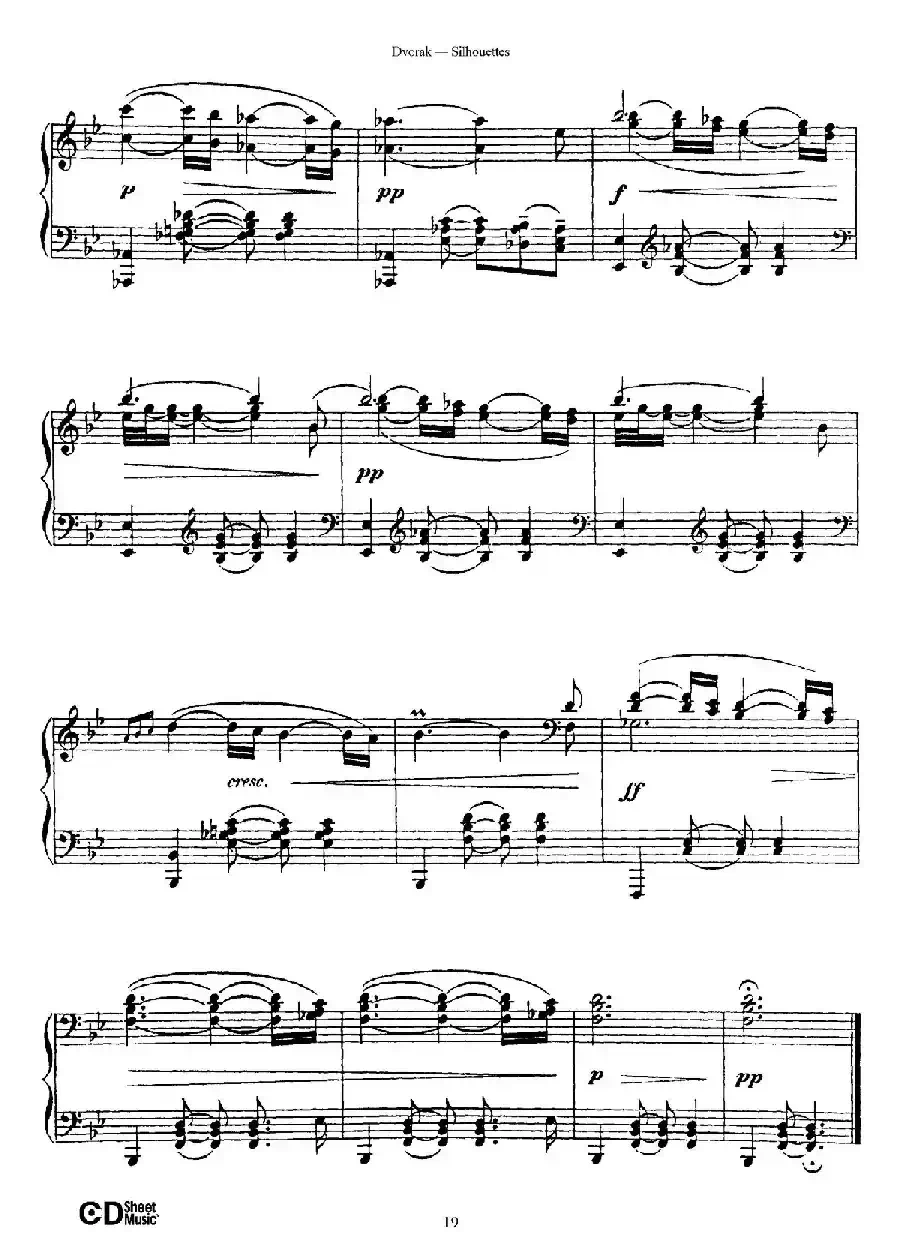 12 Silhouettes Op.8（12首剪影·6）