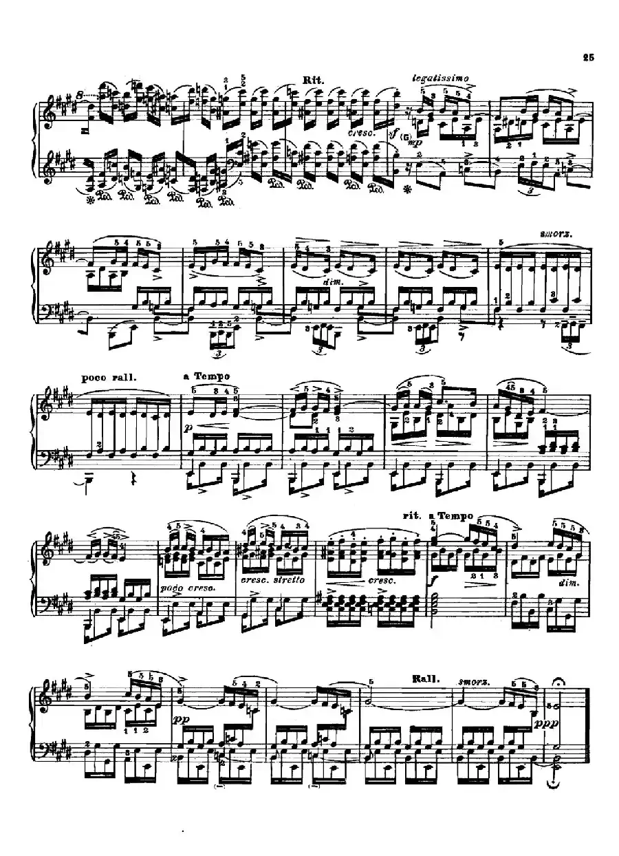 12 Etudes Op.10 柯尔托教学版（12首练习曲·3）