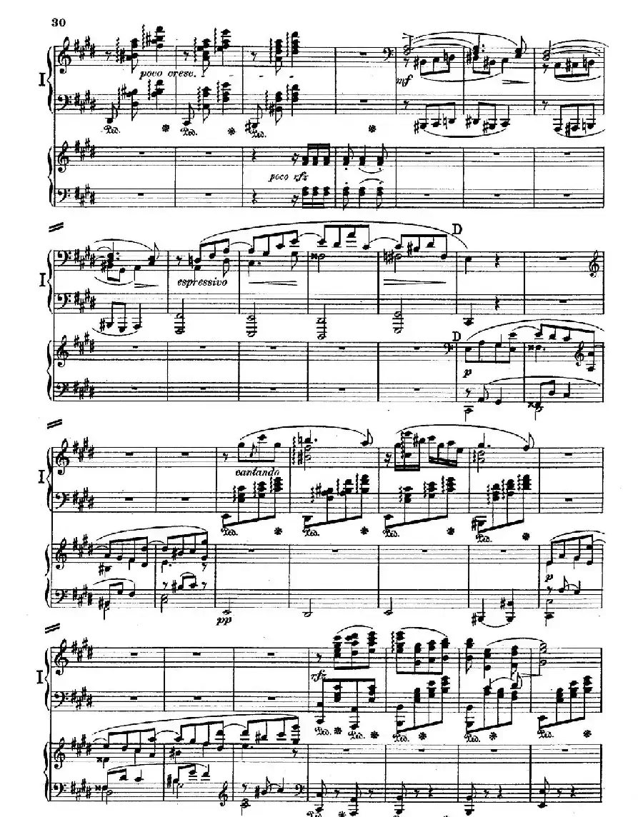 Piano Concerto in E Major Op.59（E大调钢琴协奏曲·双钢琴·第二乐章）