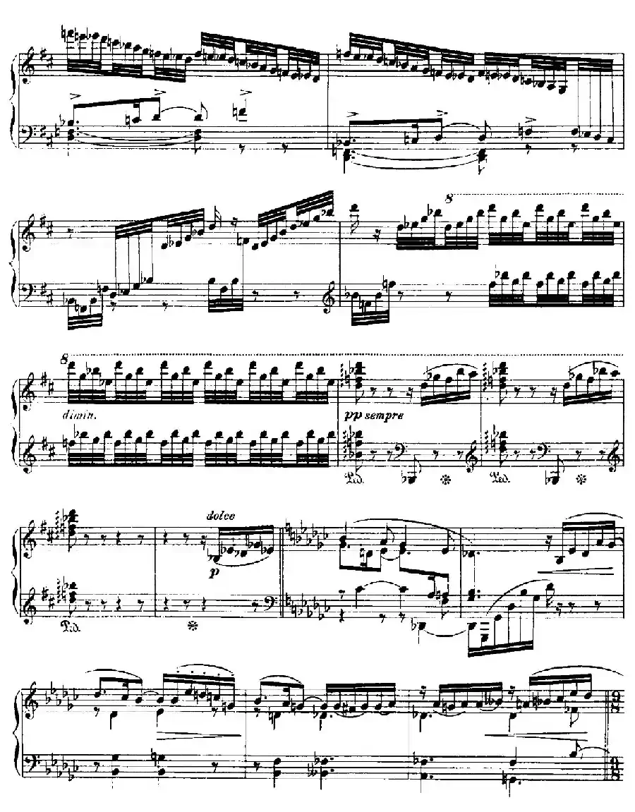 13 Barcarolles, Barcarolle（No. 3）