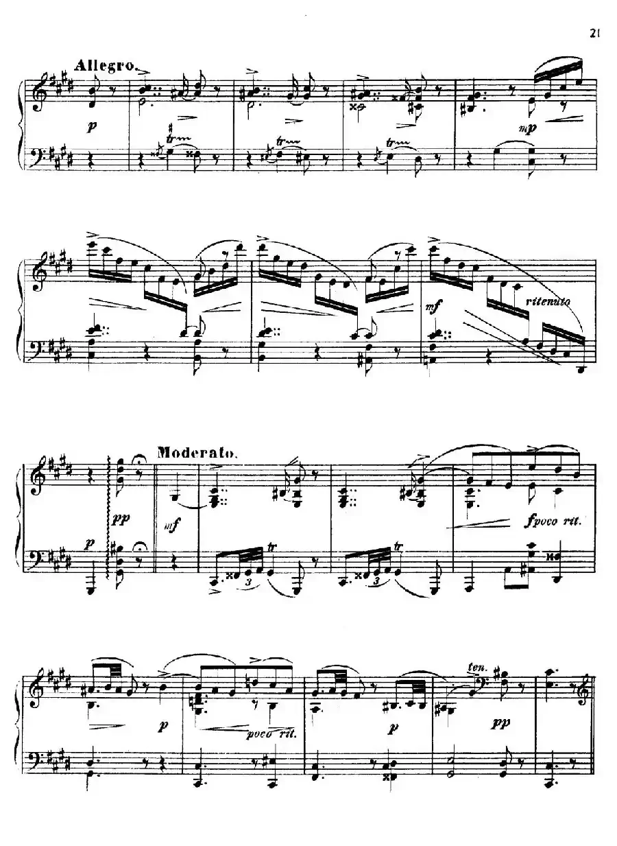 24 Characteristic Pieces Op.36（24首性格小品·4）