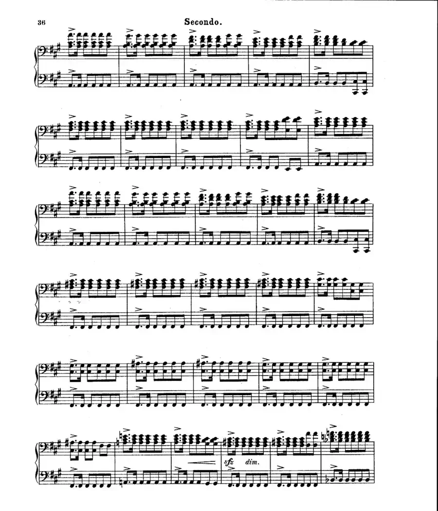 L'Arlesienne Suite No·2（阿莱城姑娘·第二组曲·四手联弹）