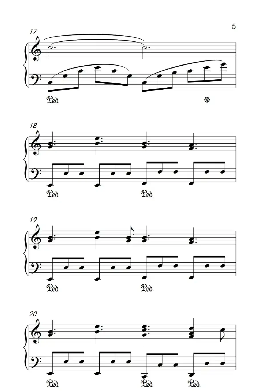 回忆 音乐剧《猫》主题曲（老年大学 钢琴教程 3）