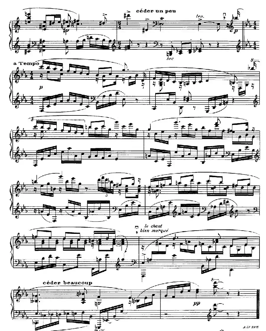 Eight Nocturnes （8首夜曲·Ⅶ）
