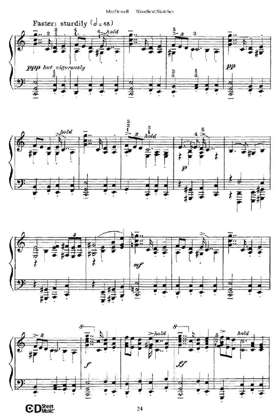 Woodland Sketches Op.51（森林素描·10）