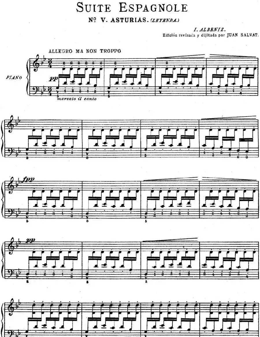 Suite Espanola Op.47（西班牙组曲·Ⅴ）