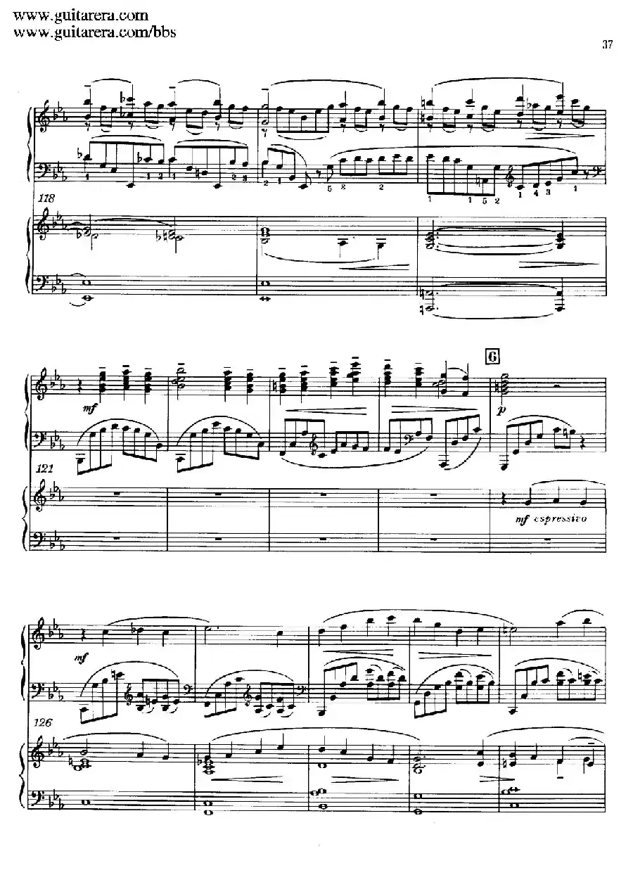 c小调第二钢琴协奏曲 Op.18（双钢琴·第一乐章）