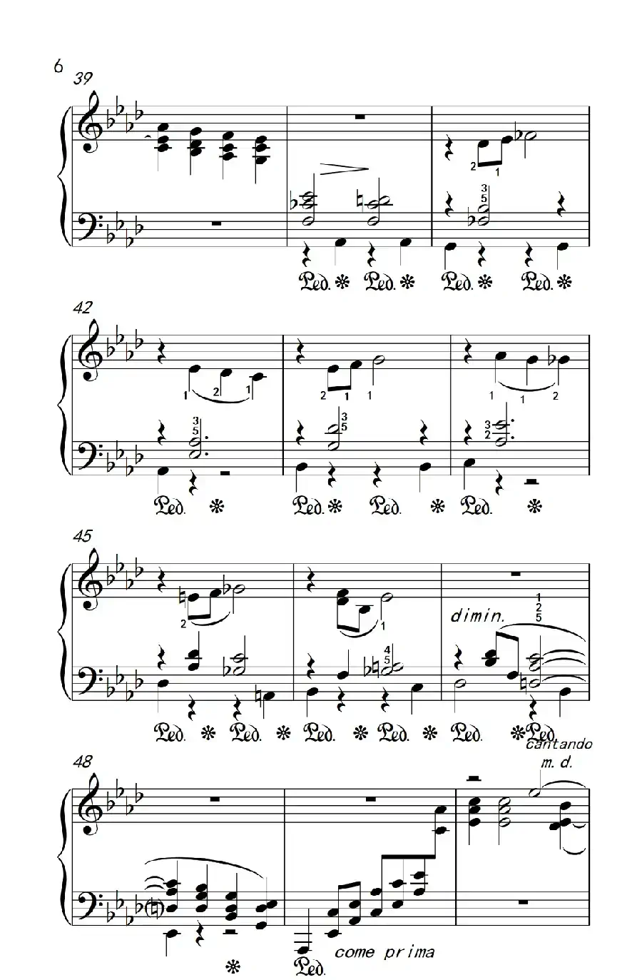 莫什科夫斯基 钢琴练习曲（第十三首）