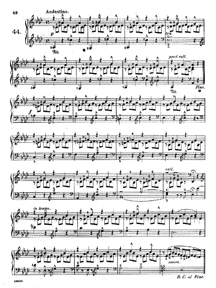 Etudes Enfantines Op.37（儿童钢琴练习曲 第40——45首）