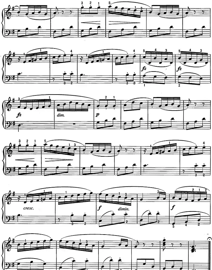 不可不弹的世界钢琴名曲：小奏鸣曲Op.36-2