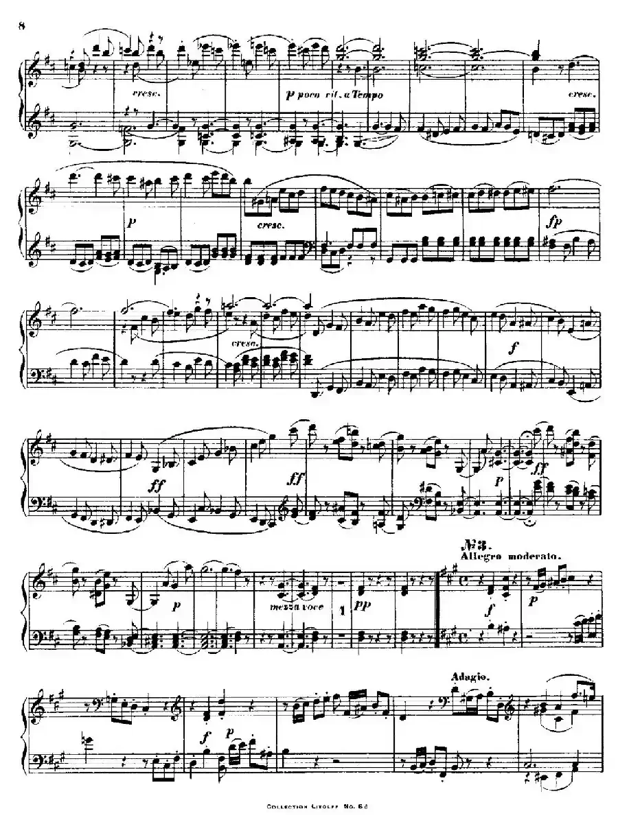 Quartet No.14（升c小调第十四弦乐四重奏钢琴版）