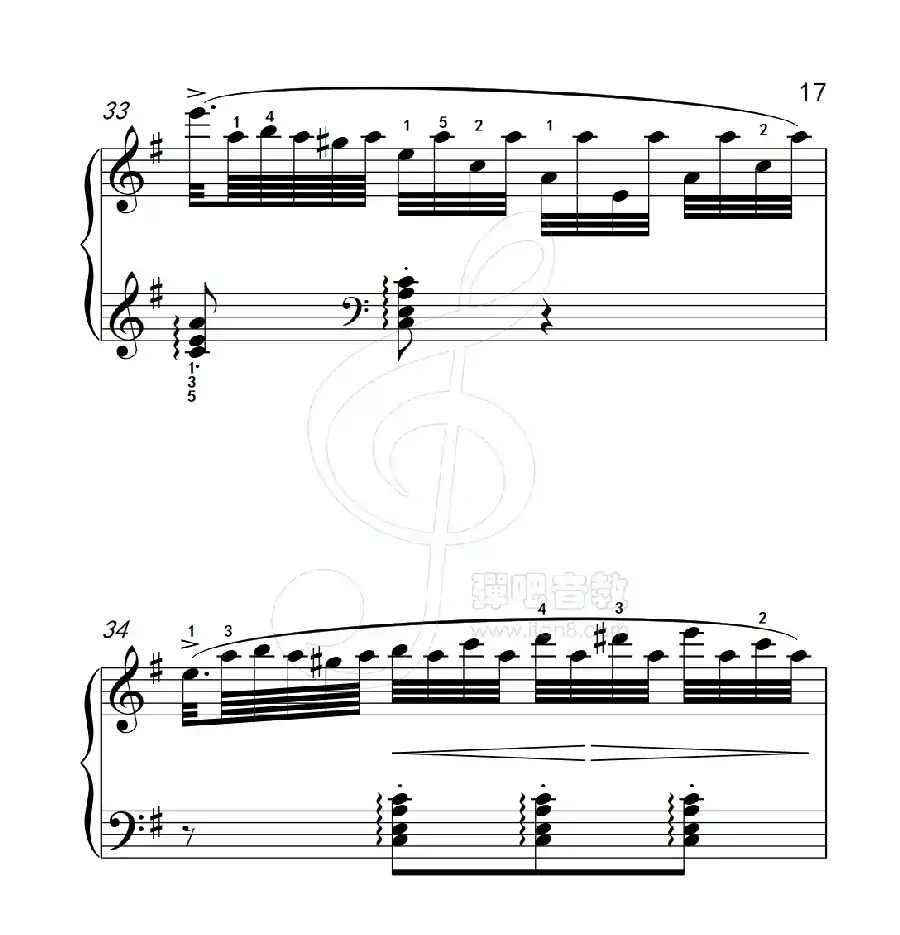 练习曲 58(克拉莫钢琴练习曲60首)