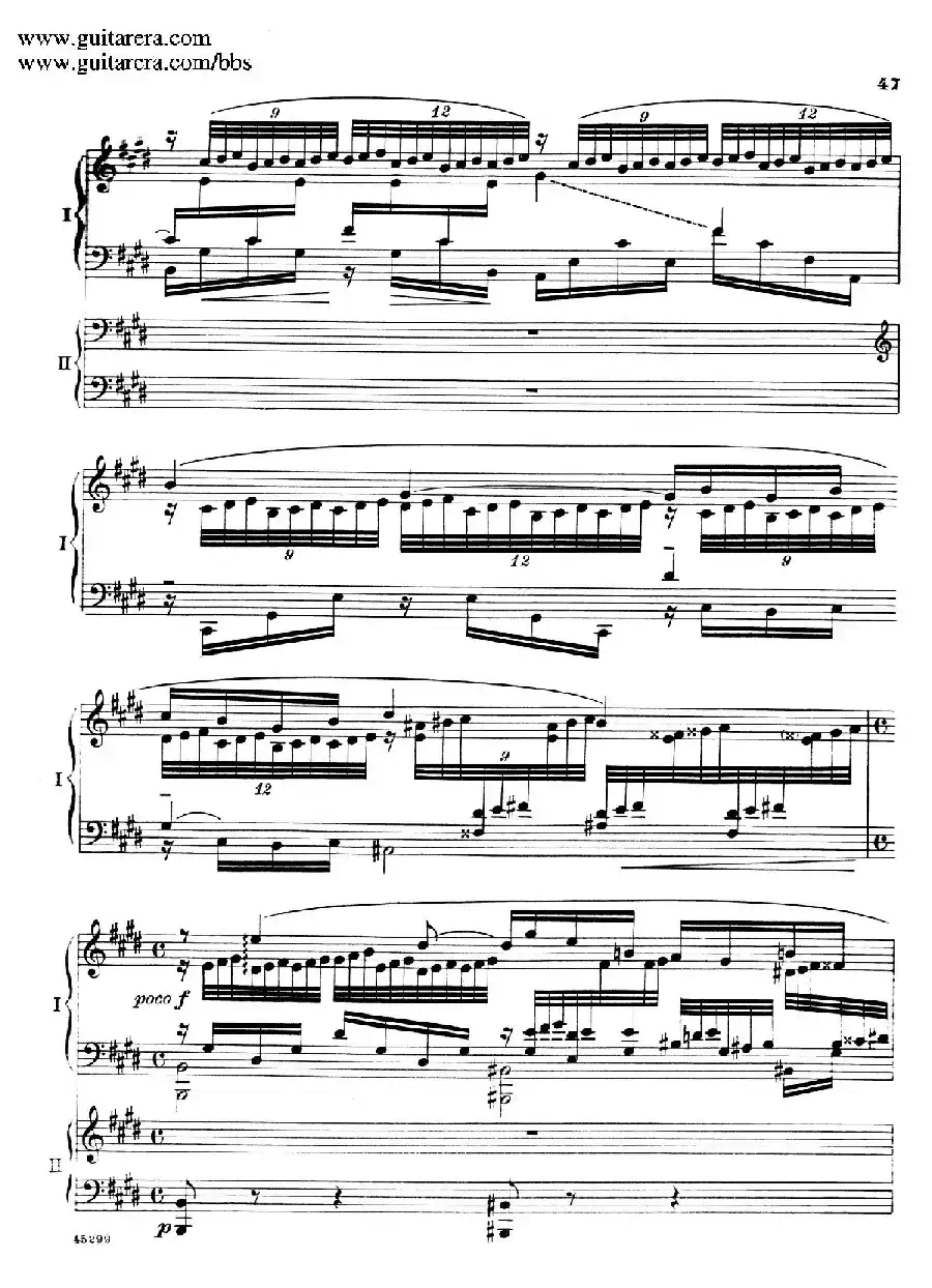 Piano Concerto Op.38（钢琴协奏曲·双钢琴·第二乐章）
