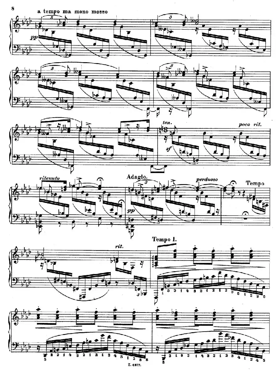 Charakterskizzen Op.40（个性素描 3. 无题 Nenien）