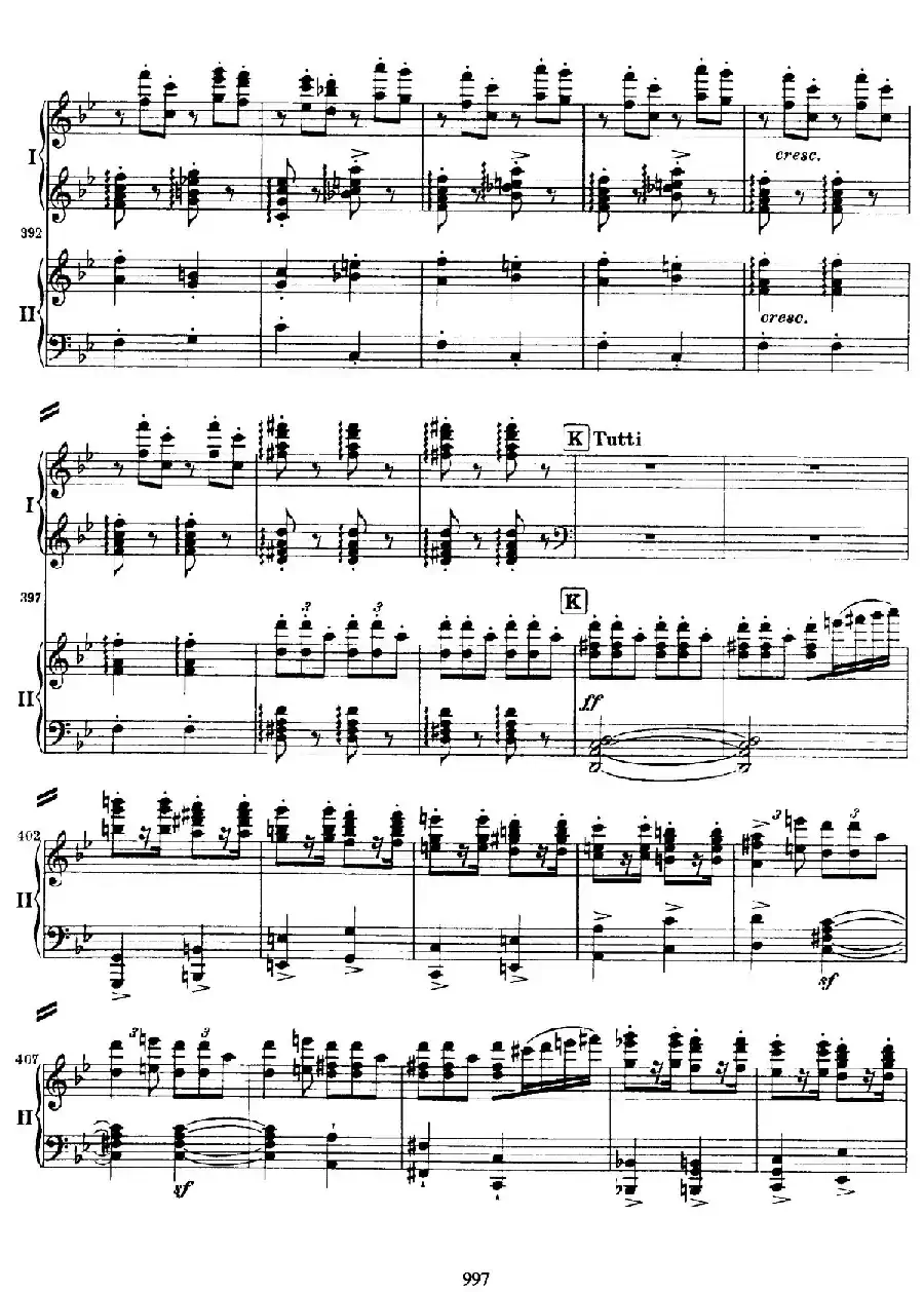 降B大调第二钢琴协奏曲（P91——104）