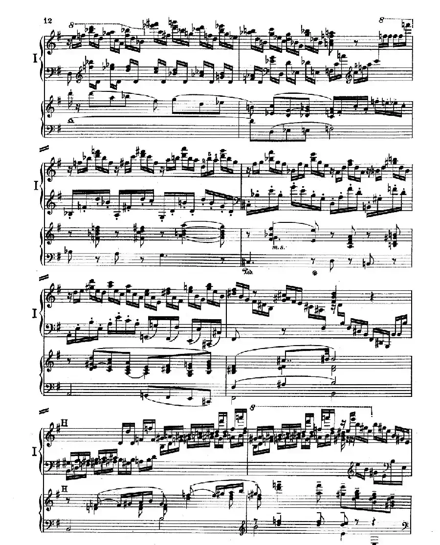 Piano Concerto in E Major Op.59（E大调钢琴协奏曲·双钢琴·第一乐章）