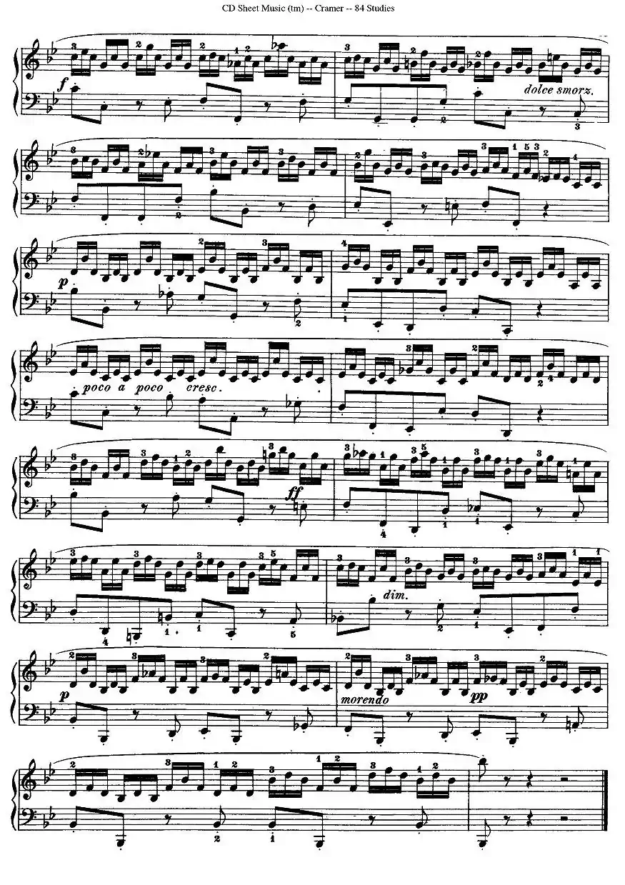 Cramer - 84 exercices（31—35）（克拉莫84首钢琴练习曲）