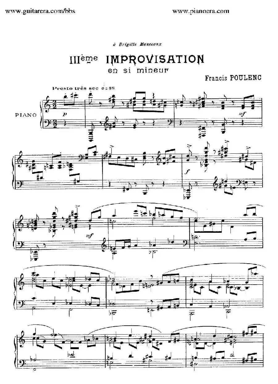 15 Improvisations（15首即兴曲·Ⅲ）