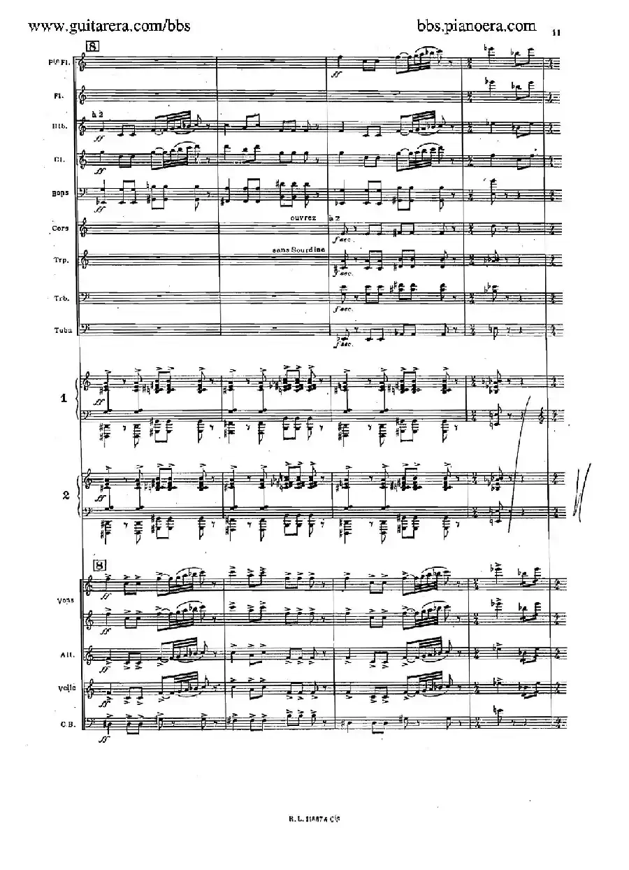 Concerto for 2 Pianos in d Minor（d小调双钢琴协奏曲·总谱）
