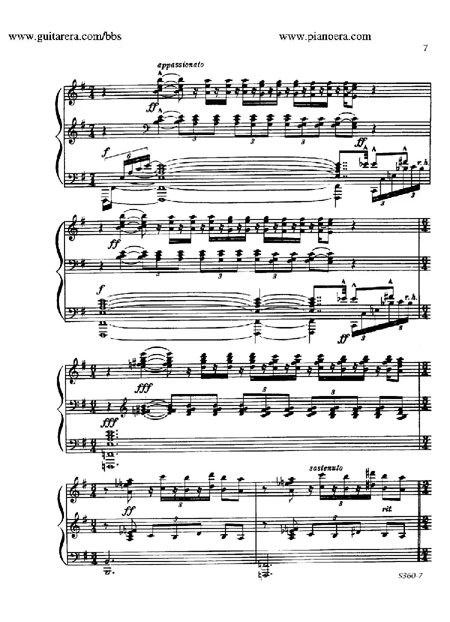 Fourth Piano Sonata S.360（第四钢琴奏鸣曲）