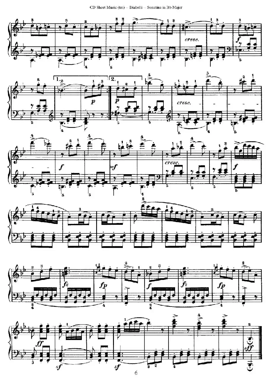 7 Piano Sonatinas Op.168（7首钢琴小奏鸣曲 No.4）