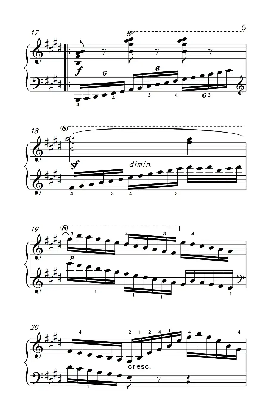 第七级3.练习曲（中央音乐学院 钢琴（业余）考级教程 7-9级）