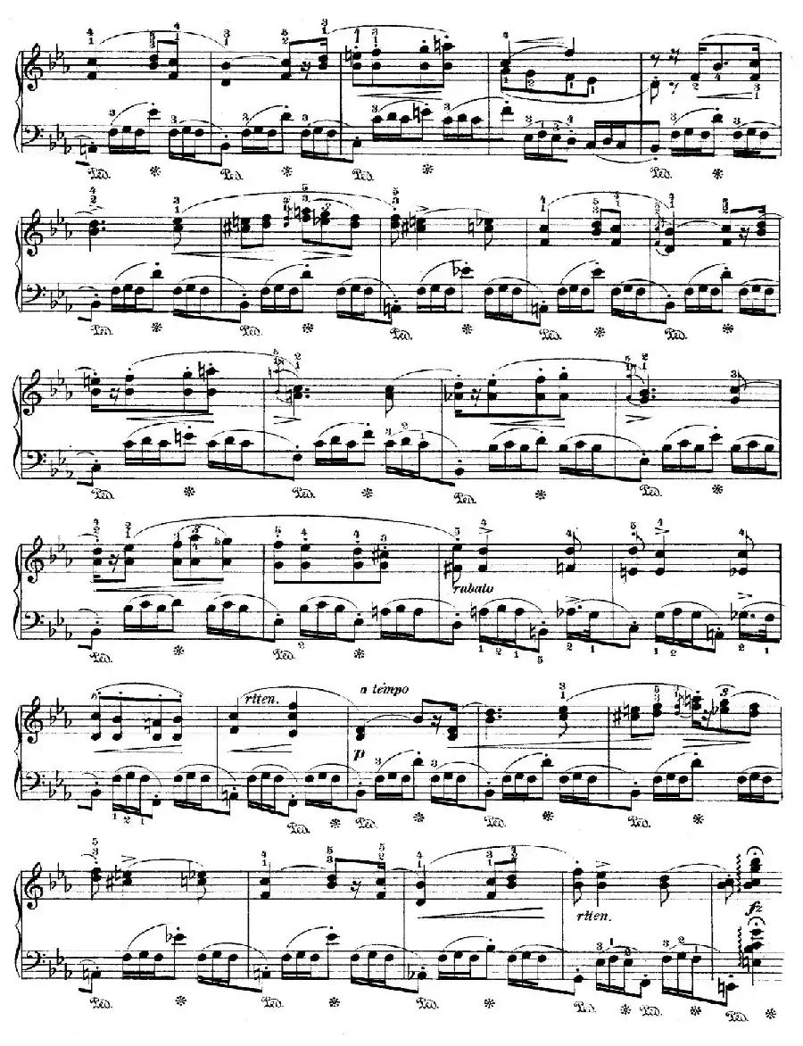 Rondo in E flat Major Op.16（降E大调回旋曲）