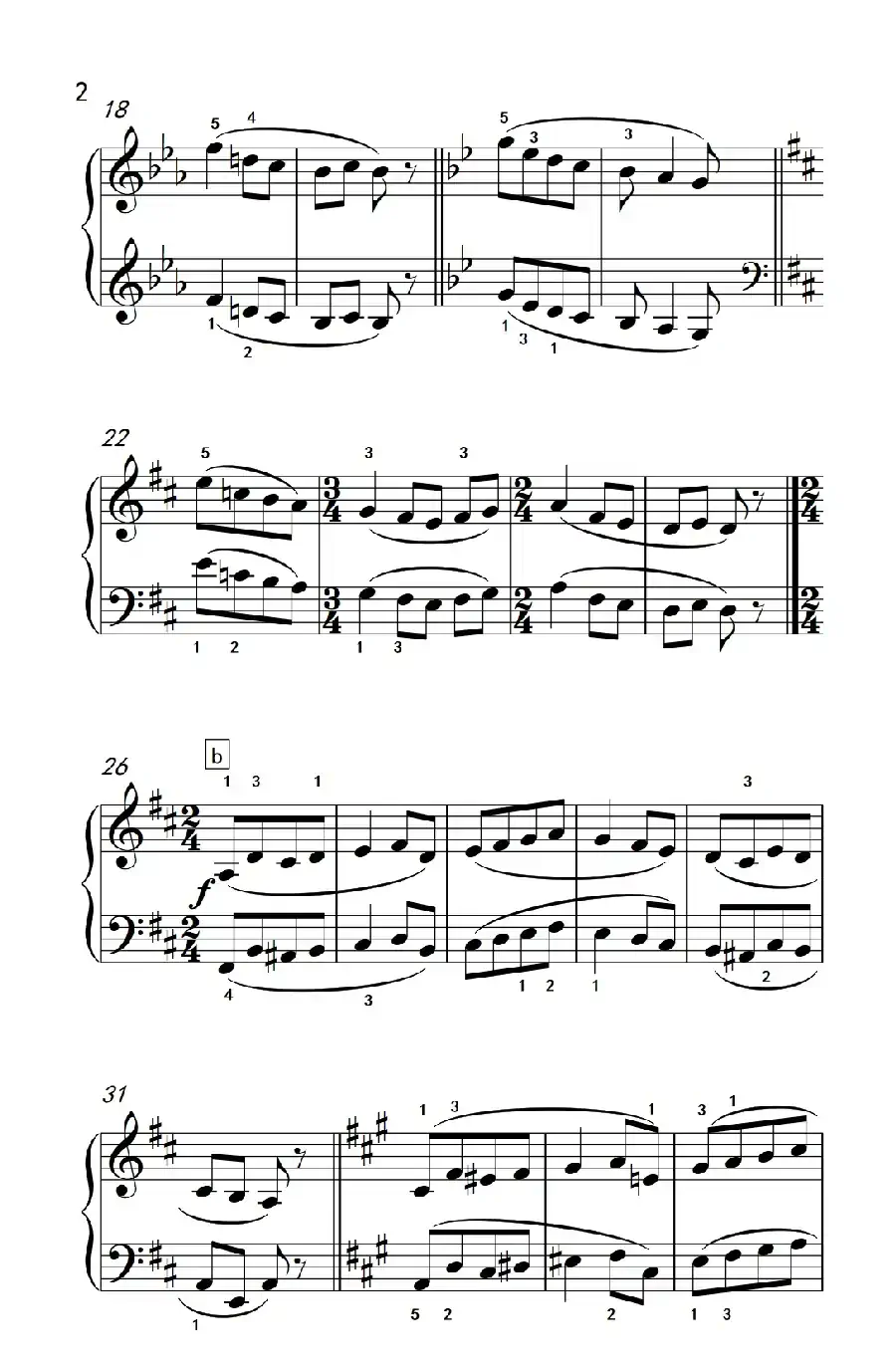 调式串联（巴托克 小宇宙 钢琴教程 4）