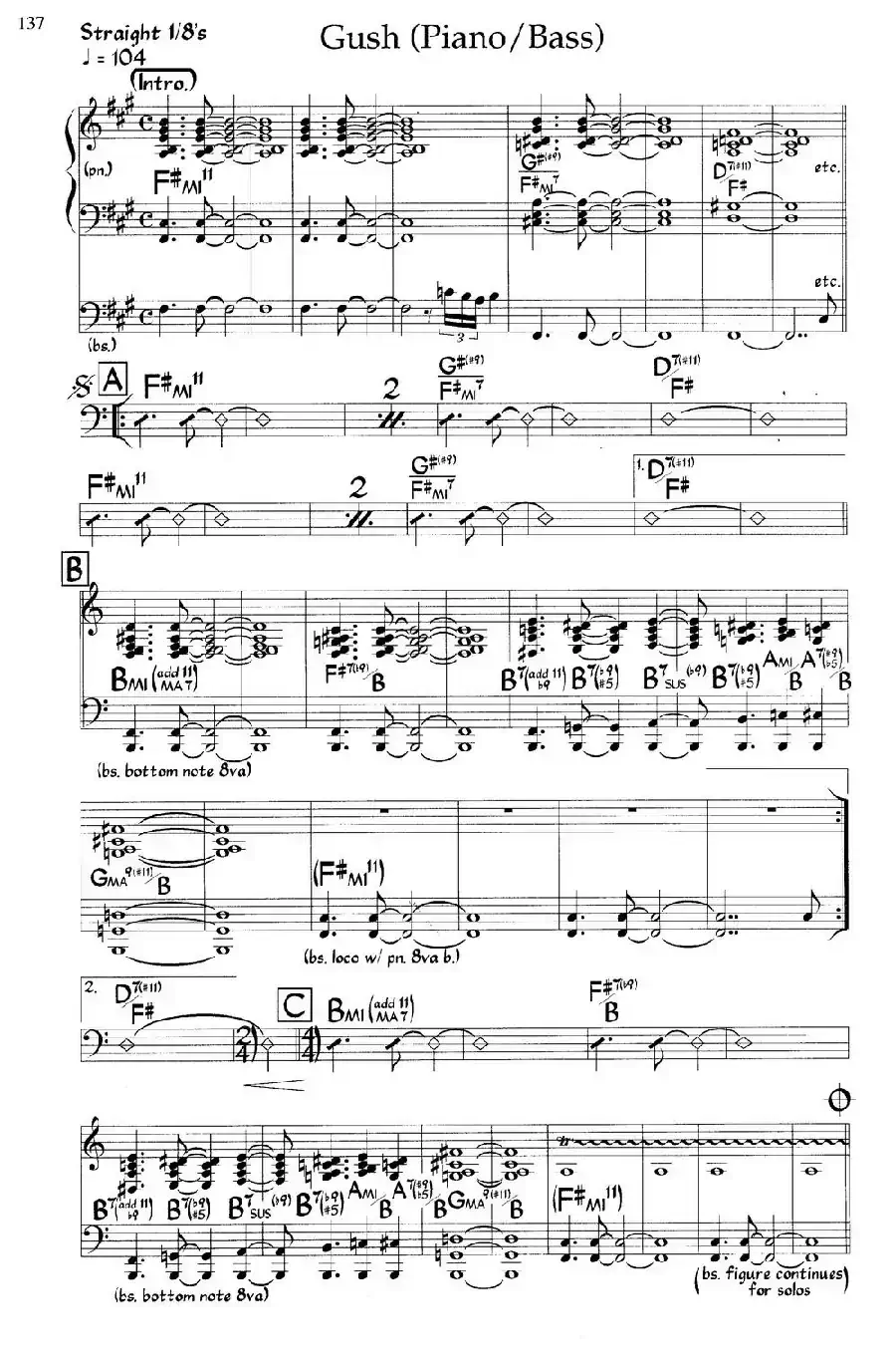 Gush（爵士钢琴曲）