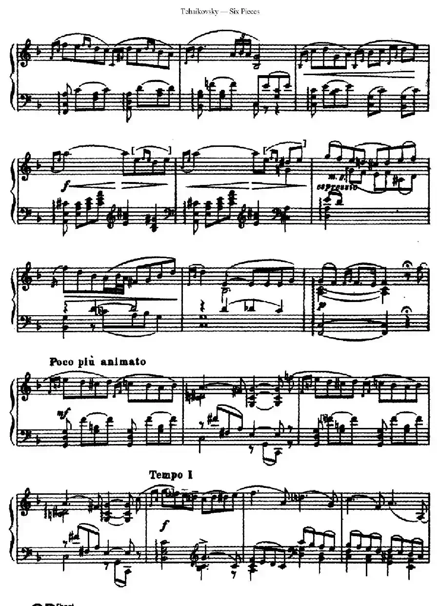 Six Pieces Op.51（6首小品·5）