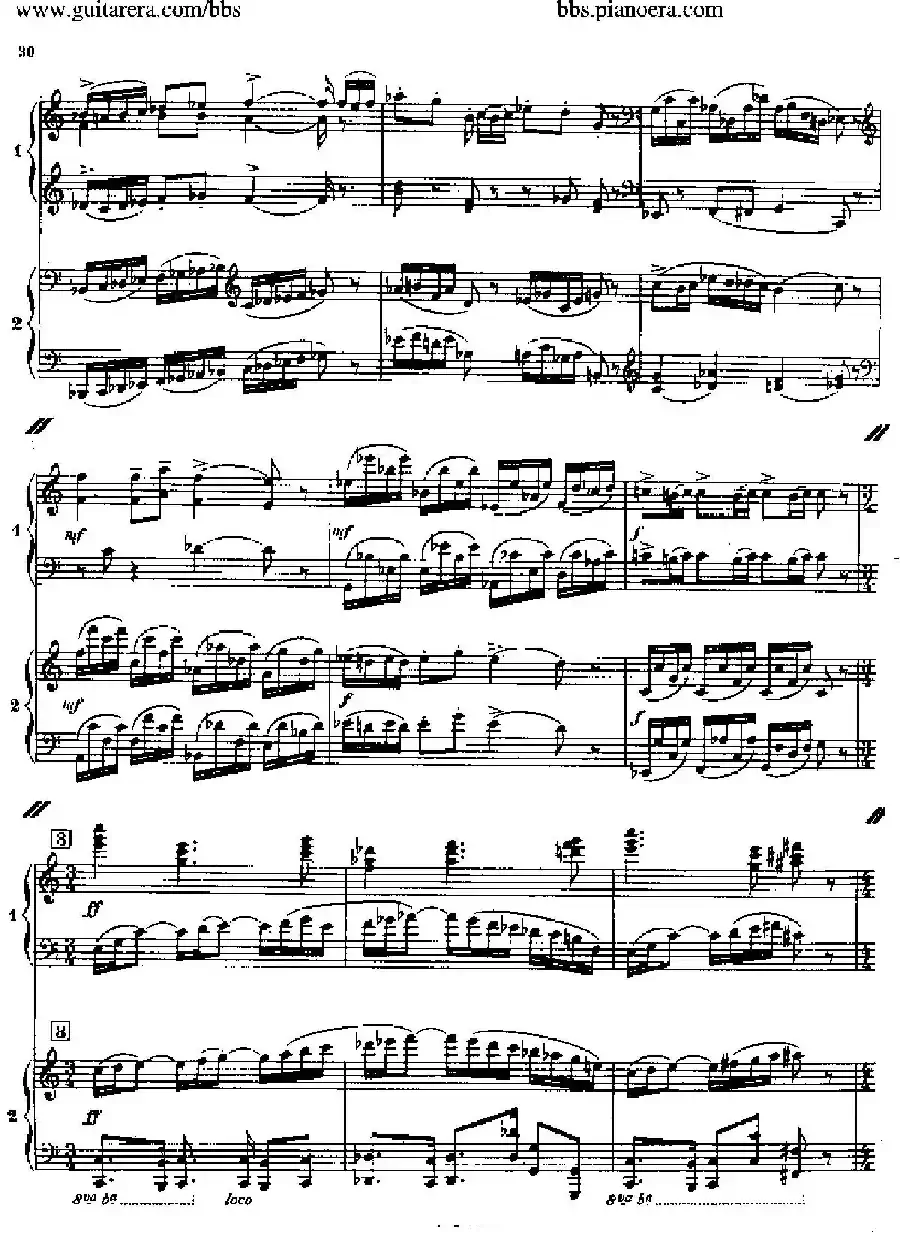 Sonata for Two Pianos（双钢琴奏鸣曲）