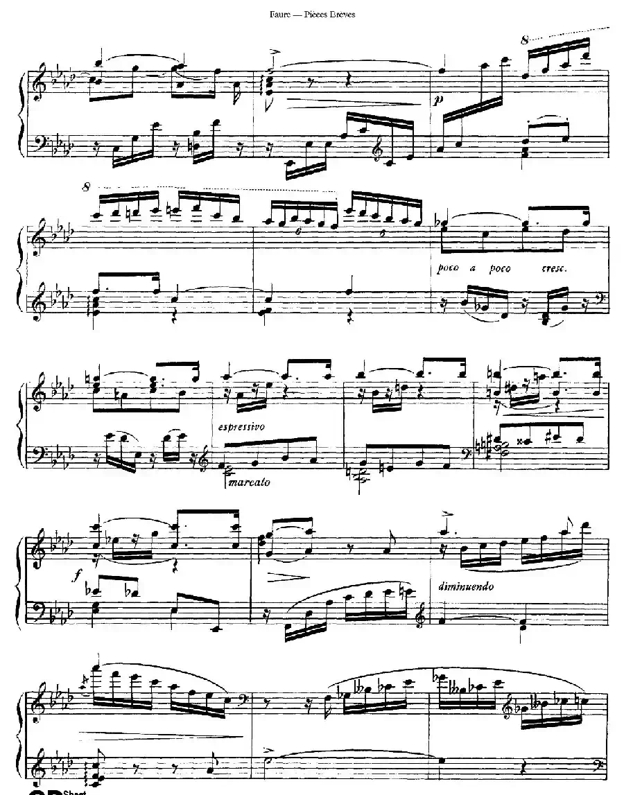Pieces Breves Op.84（Ⅱ）