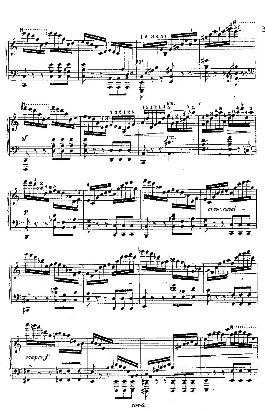 Douze Etudes de Salon Op.5（12首沙龙练习曲·7）