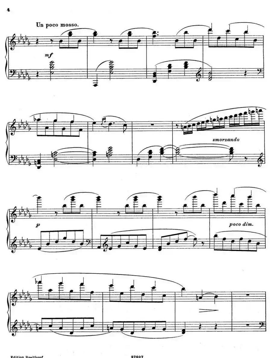 4 Lyric Pieces Op·74（4首抒情小品·4）