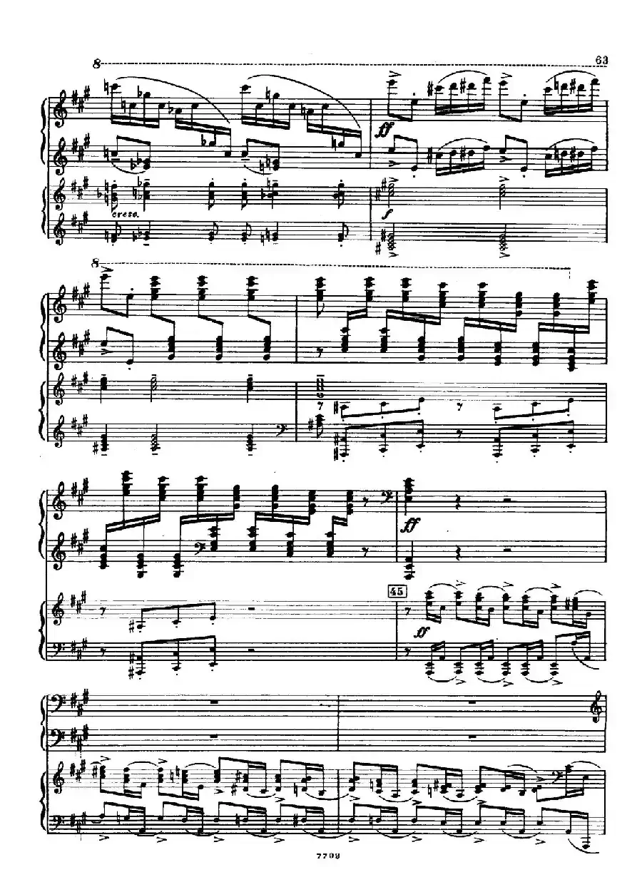 升f小调第一钢琴协奏曲 Op.1（双钢琴版）
