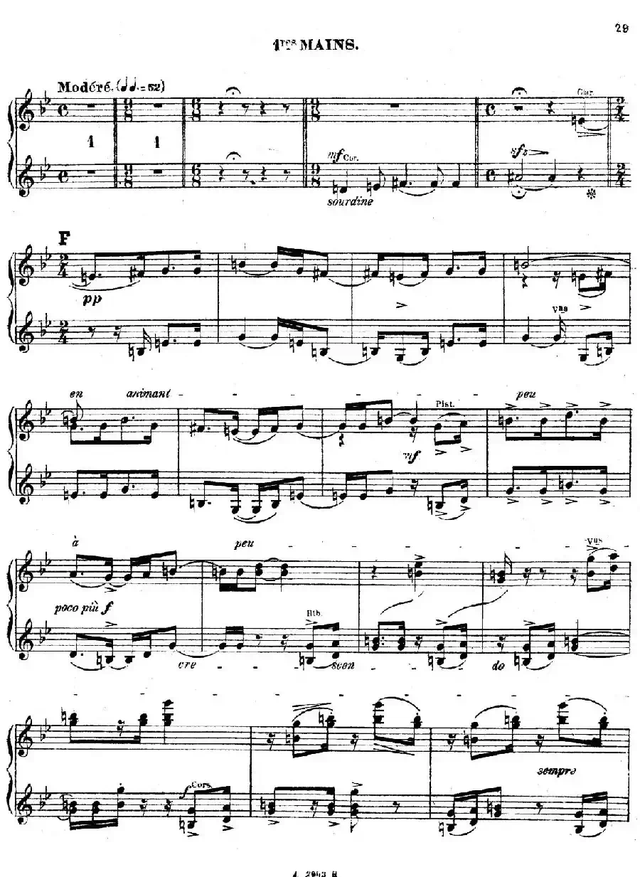 Symphony on a French Mountain Air Op.25（法国山歌交响曲·双钢琴·Ⅱ）