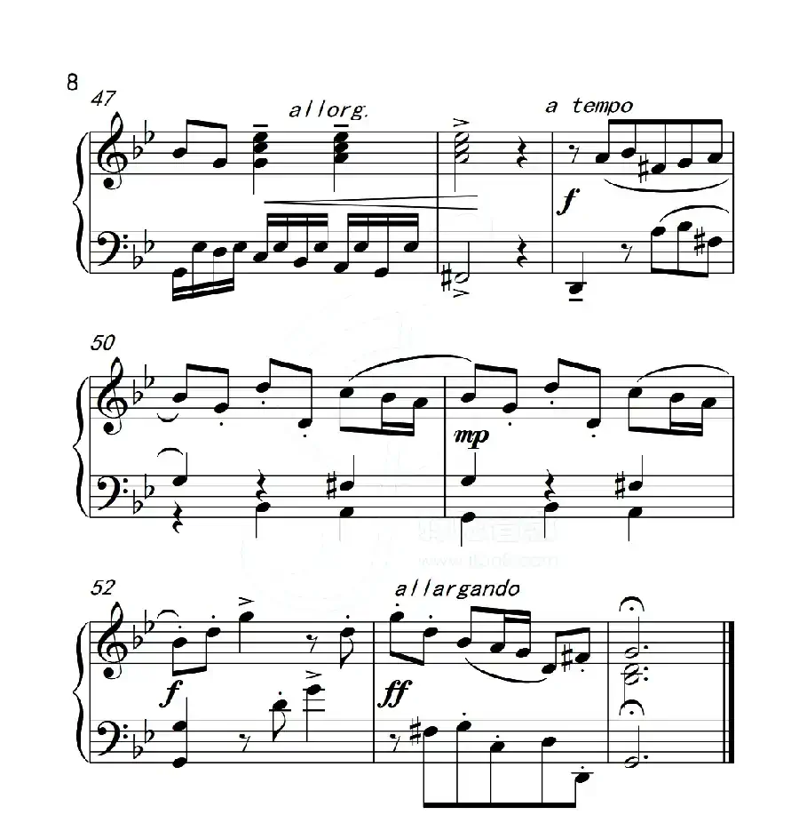 第五级B组 幻想曲（中国音乐学院钢琴考级作品1~6级）